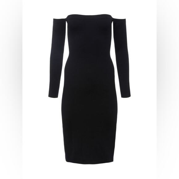 NWT L’AGENCE Felicia Off-Shoulder Knit Dress Size XL - Picture 1 of 11
